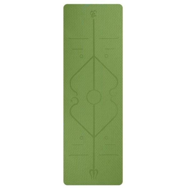 Tapis de Yoga Alignement vert